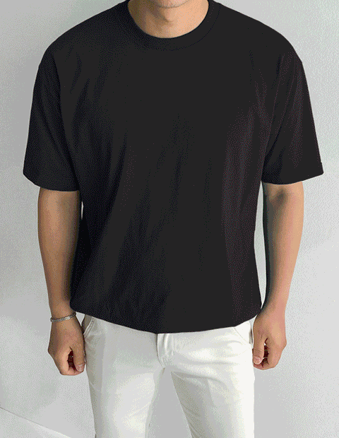 스탠다드 라운드넥 무지 반팔 티셔츠 (23color)